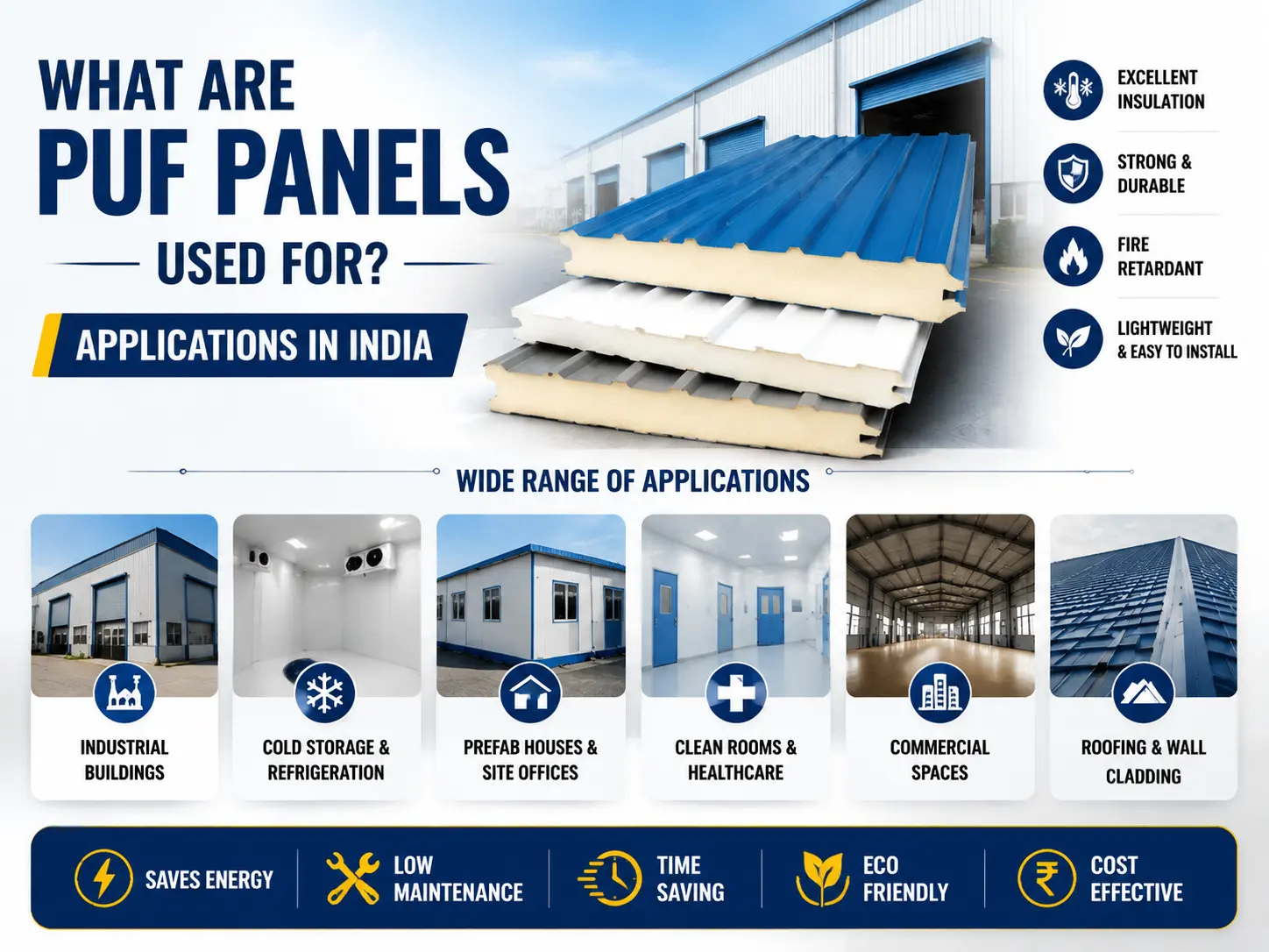 What Are PUF Panels Used For? A Complete Guide to Their Applications in India